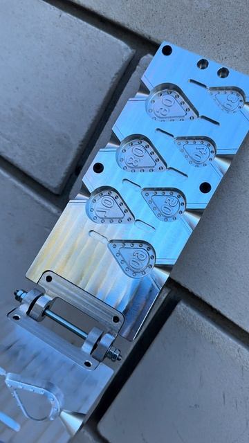 Форма для литья грузил ложка