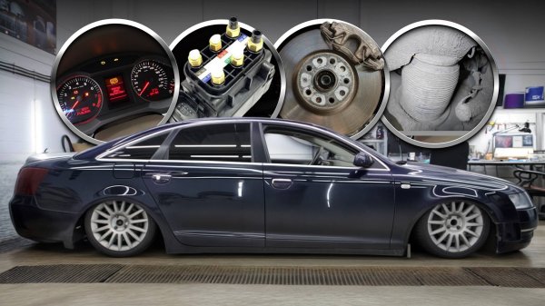 AUDI A6C6 Решаем проблемы с Пневмой и Электро ручником...