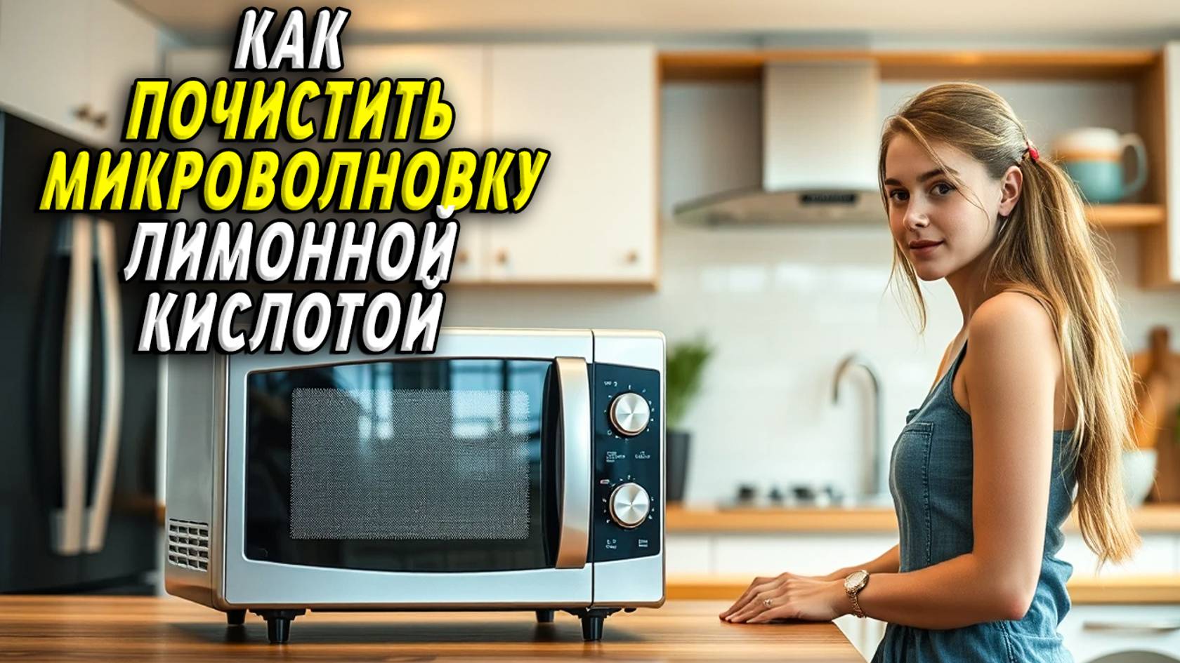 Как почистить микроволновку лимонной кислотой смотреть онлайн