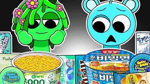 Sky vs Vineria Convenience Store Blue Green MUKBANG _ Incredibox Sprunki Animation смотреть онлайн