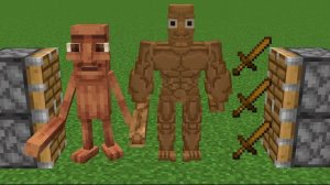 ТУНГ ТУНГ САХУР стоимостью 1000 и деревянный меч стоимостью 500 В МАЙНКРАФТЕ