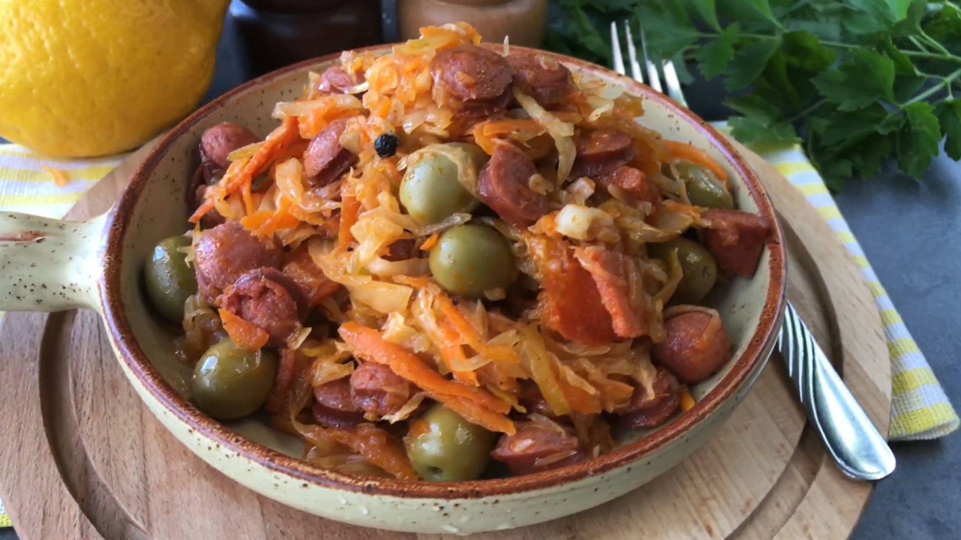 Солянка на сковороде смотреть онлайн