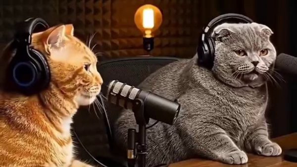 Подкаст с котами