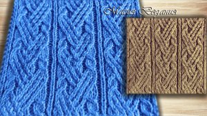 Плотный рельефный узор по японской схеме