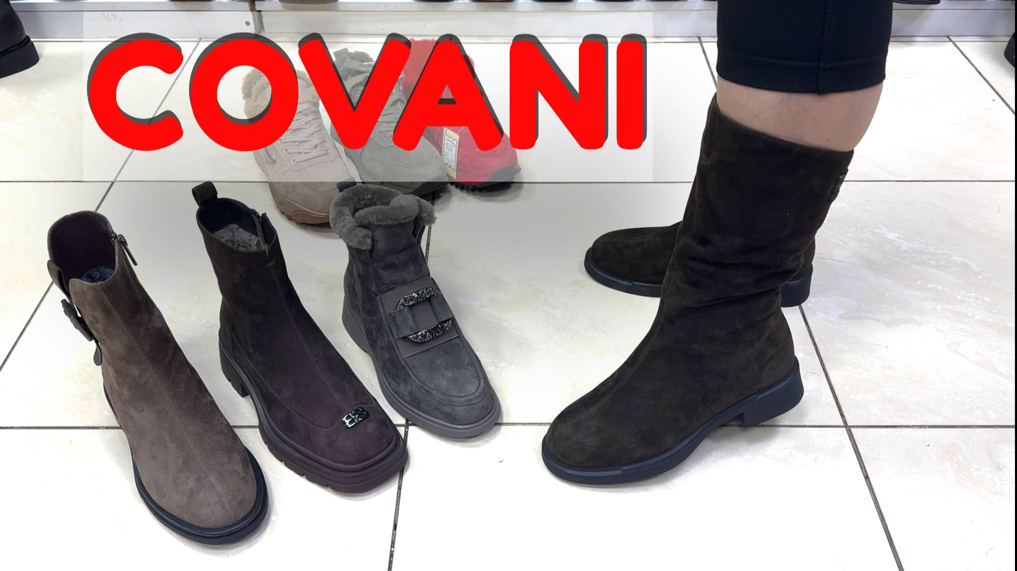 Зима 25-26 Модная женская обувь от Covani Новые тренды смотреть онлайн