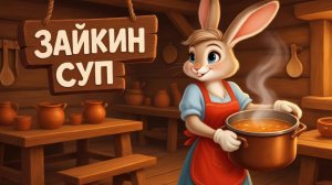 Мультфильм для детей. Суп от зайки