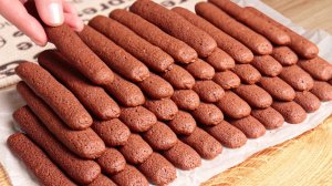 Апельсиновые палочки, самое вкусное печенье за 10 минут! Готовлю каждый день! Выпечка к чаю