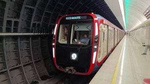 Московский метрополитен красивая подборка станций и поезд Москва