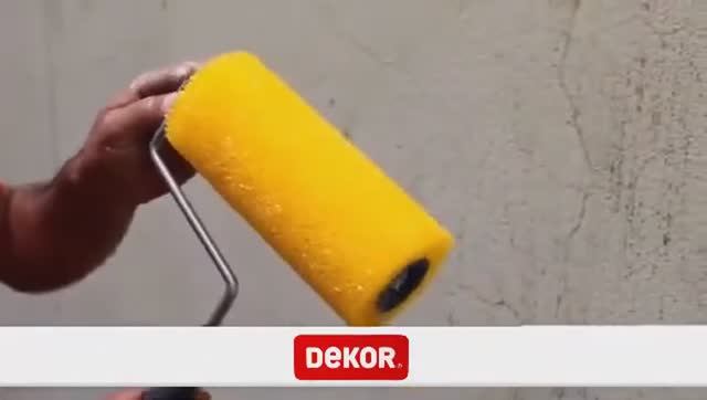 Валик губчатый кристаллизованный DEKOR смотреть онлайн