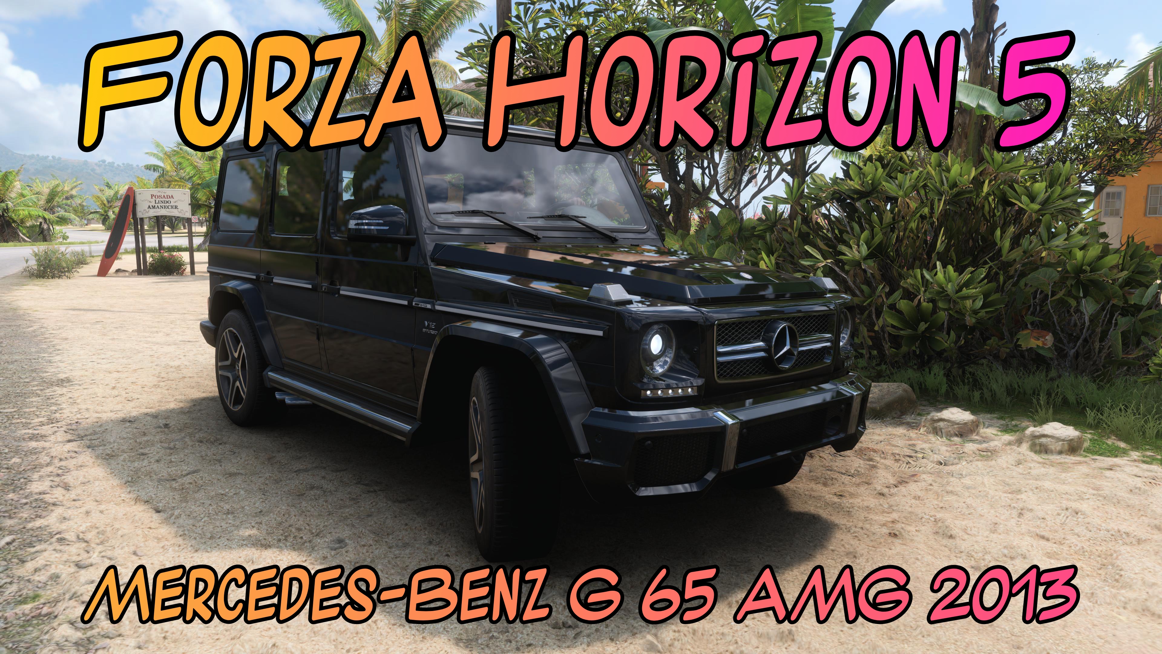 Mercedes-Benz G 65 AMG 2013 — бескомпромиссная мощь в мире Forza Horizon 5 смотреть онлайн