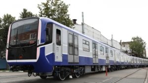Новый метропоезд Новосибирского метрополитена "Ермак"