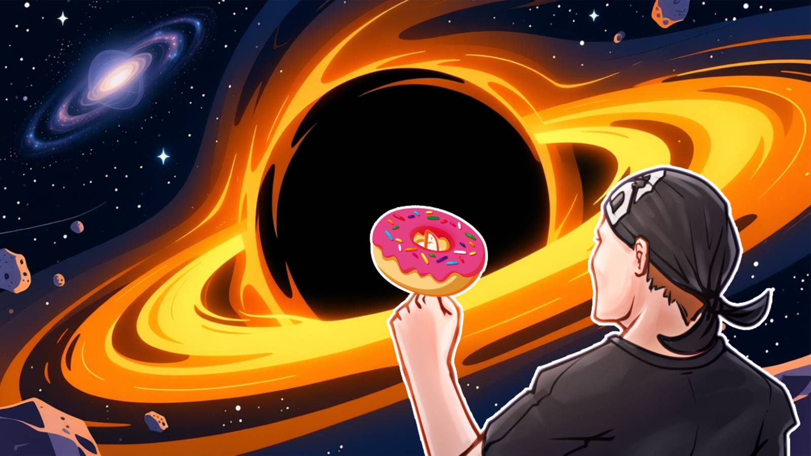 Игра о том, как накормить чёрную дыру