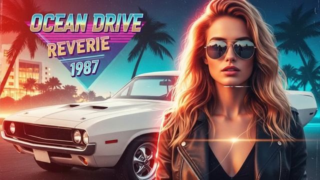 Synthwave Glow On Endless Roads