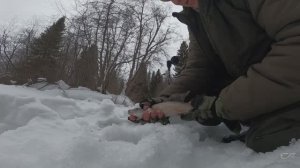 ловля хариуса зимой на муху