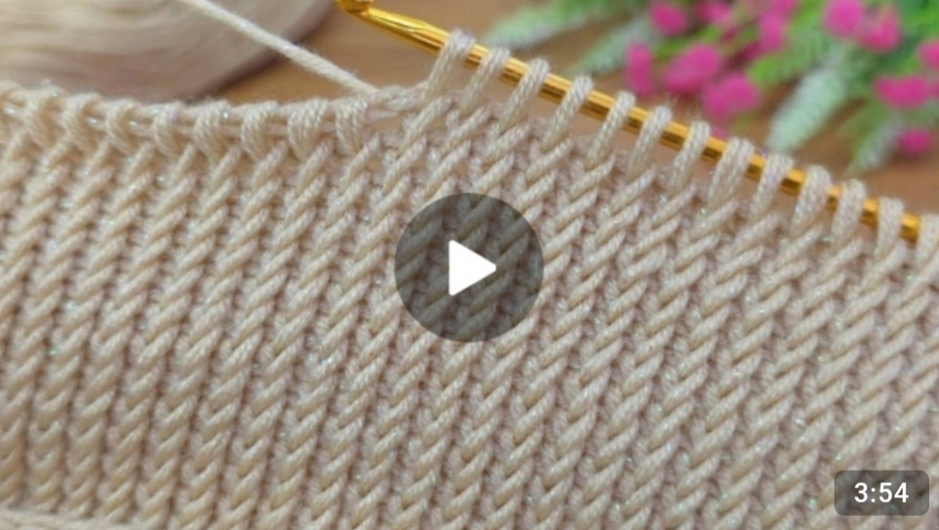 Узор крючком в тунисской технике вязания 🙂 #тунисскоевязание #всевжизнисвязано #вязаниекрючком смотреть онлайн