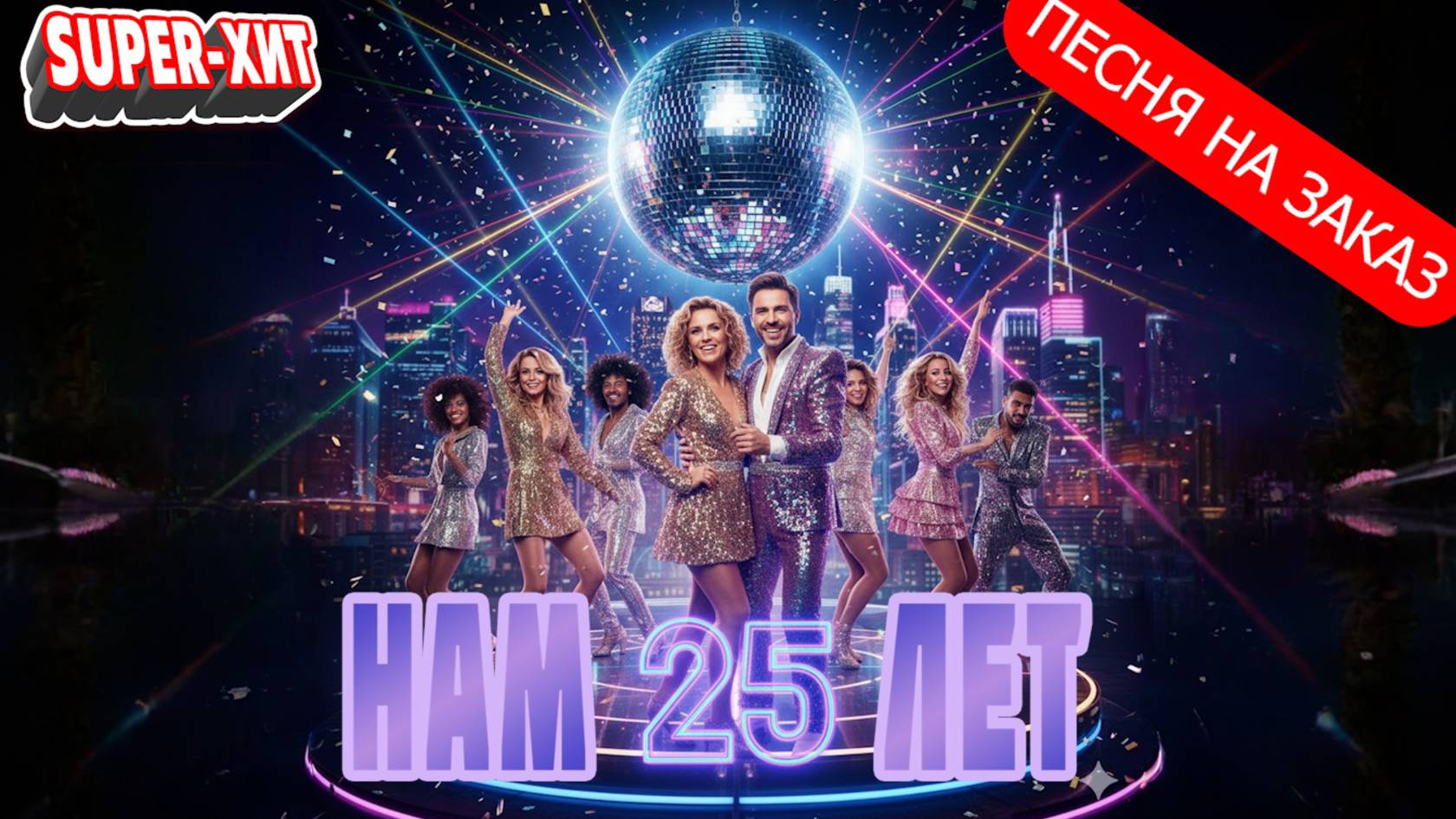 Нам 25 лет! (песня на заказ - Музыкальный апельсин) смотреть онлайн