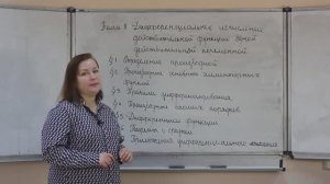 Тема: «Дифференциальное исчисление функций одной действительной переменной»