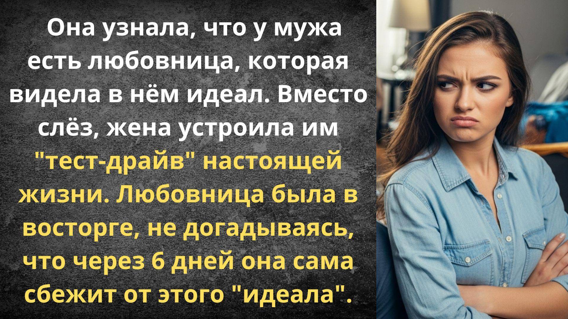 Тест-драйв для любовницы мужа | Истории из жизни смотреть онлайн