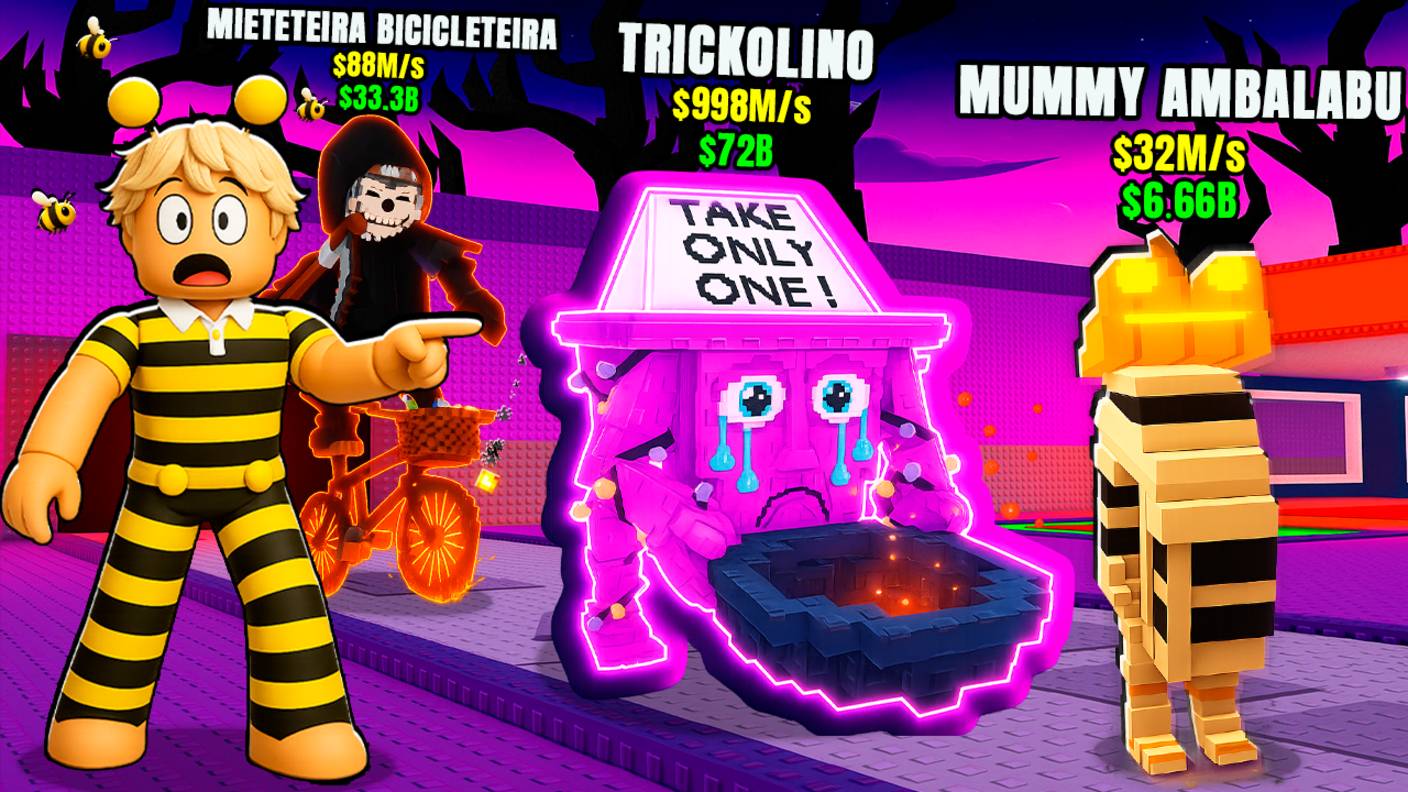 😱Я ОТКРЫЛ СПУКИ ЛАКИ БЛОКИ и ПОЛУЧИЛ ВСЕХ СЕКРЕТНЫХ ХЕЛЛОУИН БРЕНЙРОТОВ в ROBLOX Steal a Brainrot смотреть онлайн