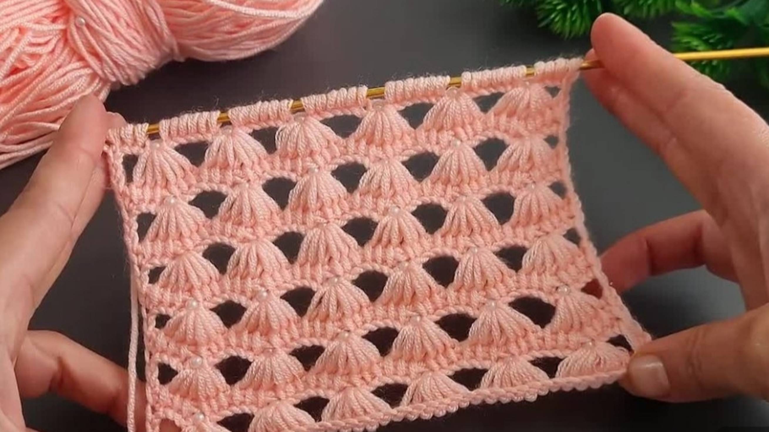 Узор крючком в тунисской технике вязания 🙂 #тунисскоевязание #всевжизнисвязано #вязаниекрючком смотреть онлайн