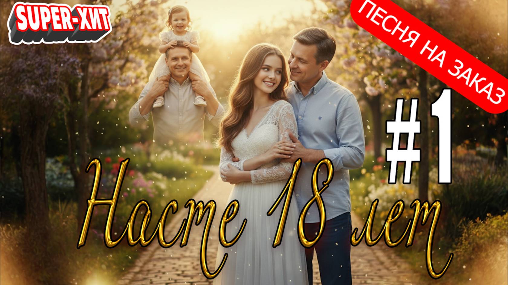 Насте 18 лет! Версия 1 (песня на заказ - Музыкальный апельсин) смотреть онлайн