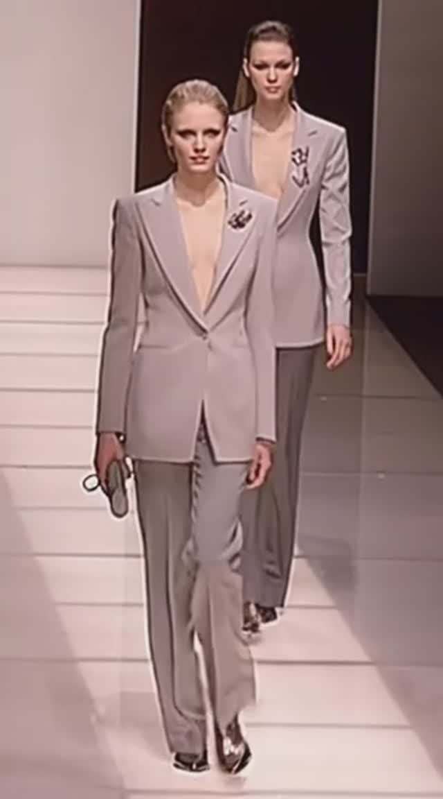 ❤️ ARMANI - модные костюмы 25 лет назад: коллекция осень-зима 2000 года смотреть онлайн