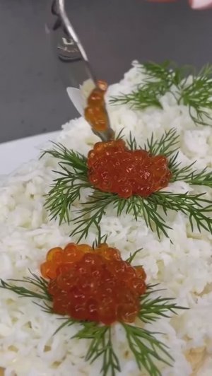 Закусочный торт : И САЛАТ, и закуска, и торт! Рецепт 3в1