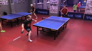 жесть!! настольный теннис Чирков А. (729) - Башмаков М. (563) 28.10 турнир в Санкт-Петербурге
