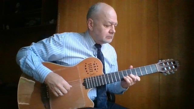 Пасмурная погода (Раймонд Паулс) на гитаре смотреть онлайн