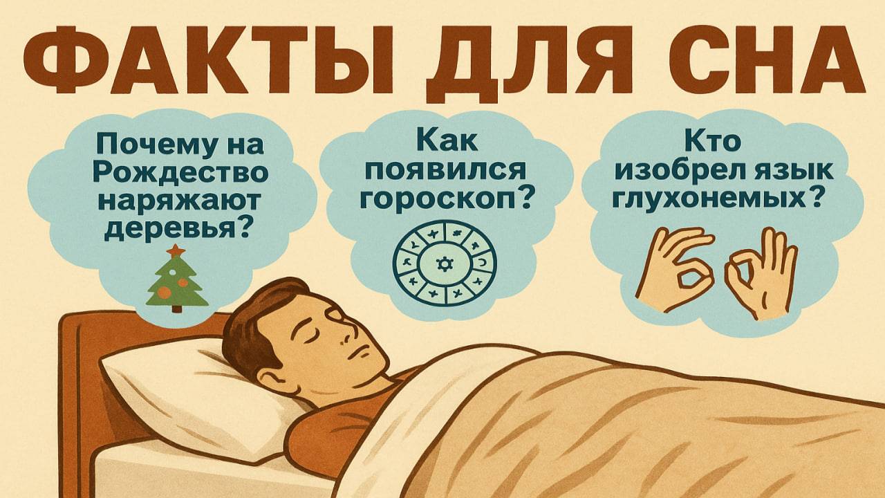 Факты перед сном, чтобы быстро уснуть | Интересные и удивительные истории для сна смотреть онлайн