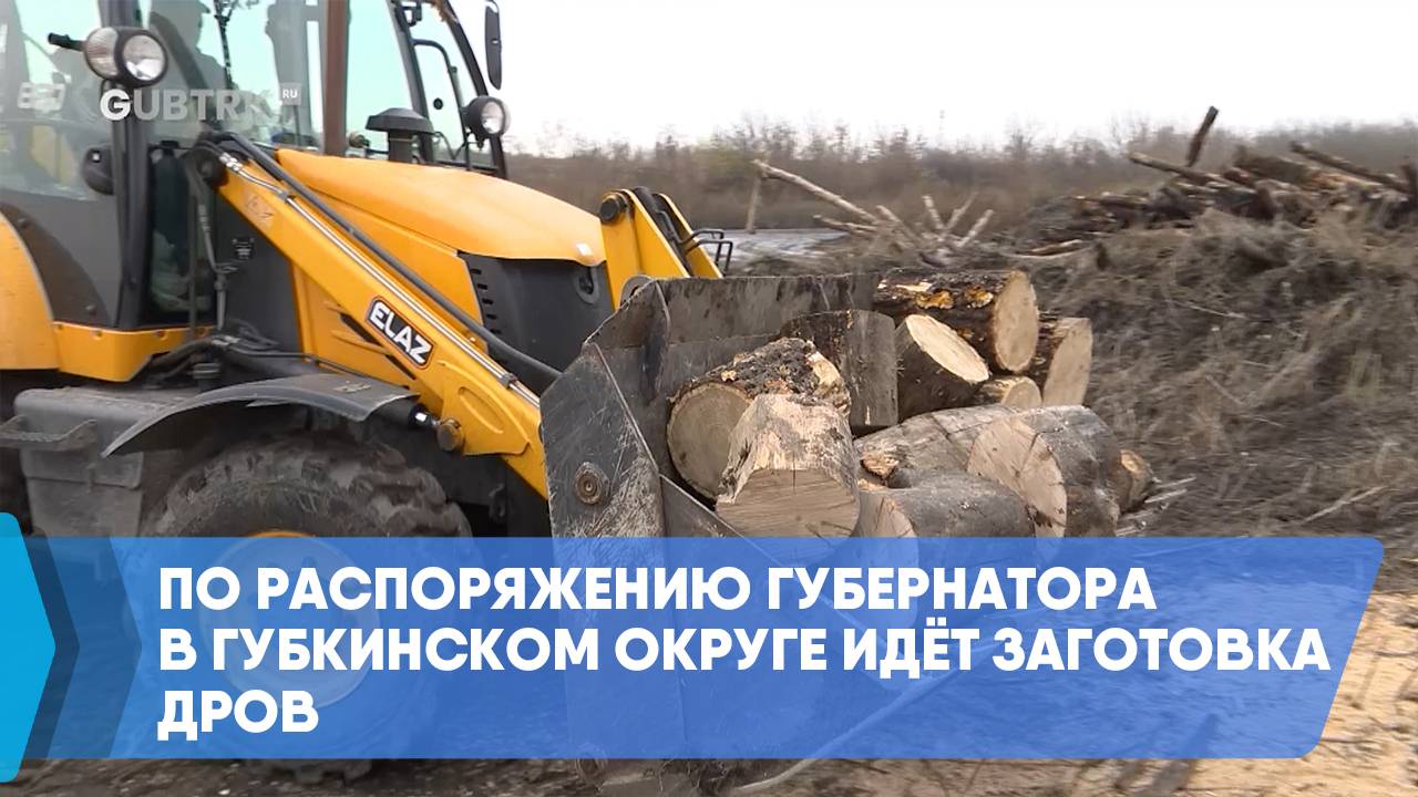 По распоряжению губернатора в Губкинском округе идёт заготовка дров смотреть онлайн