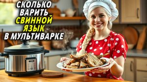 Сколько варить свиной язык в мультиварке