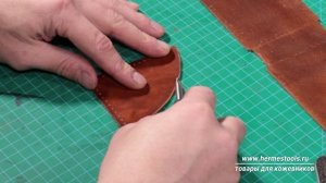 Зажим для денег. Небольшой кошелёк из кожи своими руками. Выкройка