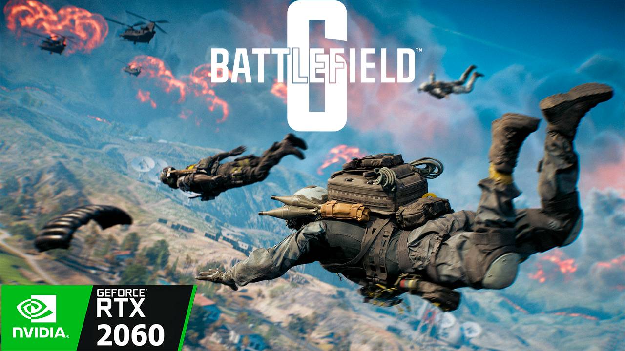 RTX 2060 +  i7 13700 5.2GHz  Battlefield 6 Battle Royale (REDSEC) - 4K, 1440p