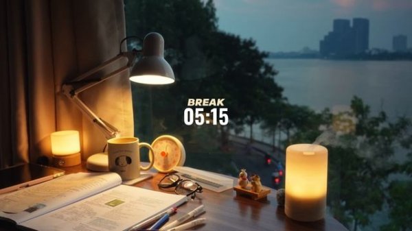 2 часа STUDY WITH ME |Calm Piano |West Lake at Sunset