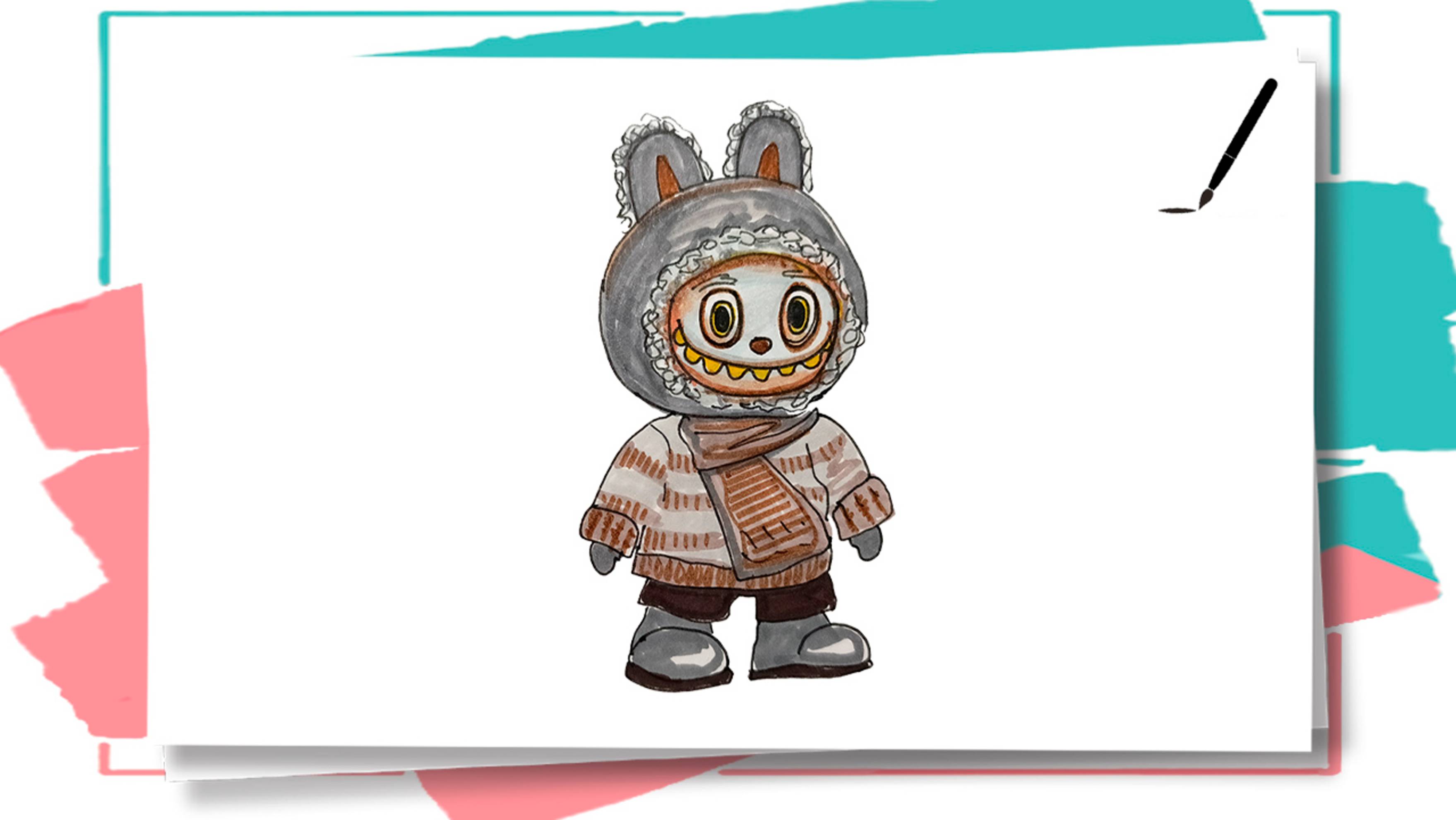 Рисуем игрушку Лабубу_Labubu смотреть онлайн