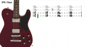 Blues Roots Guitar Backing Track in Em