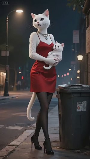 Кошка бросает своих собственных котят☺️