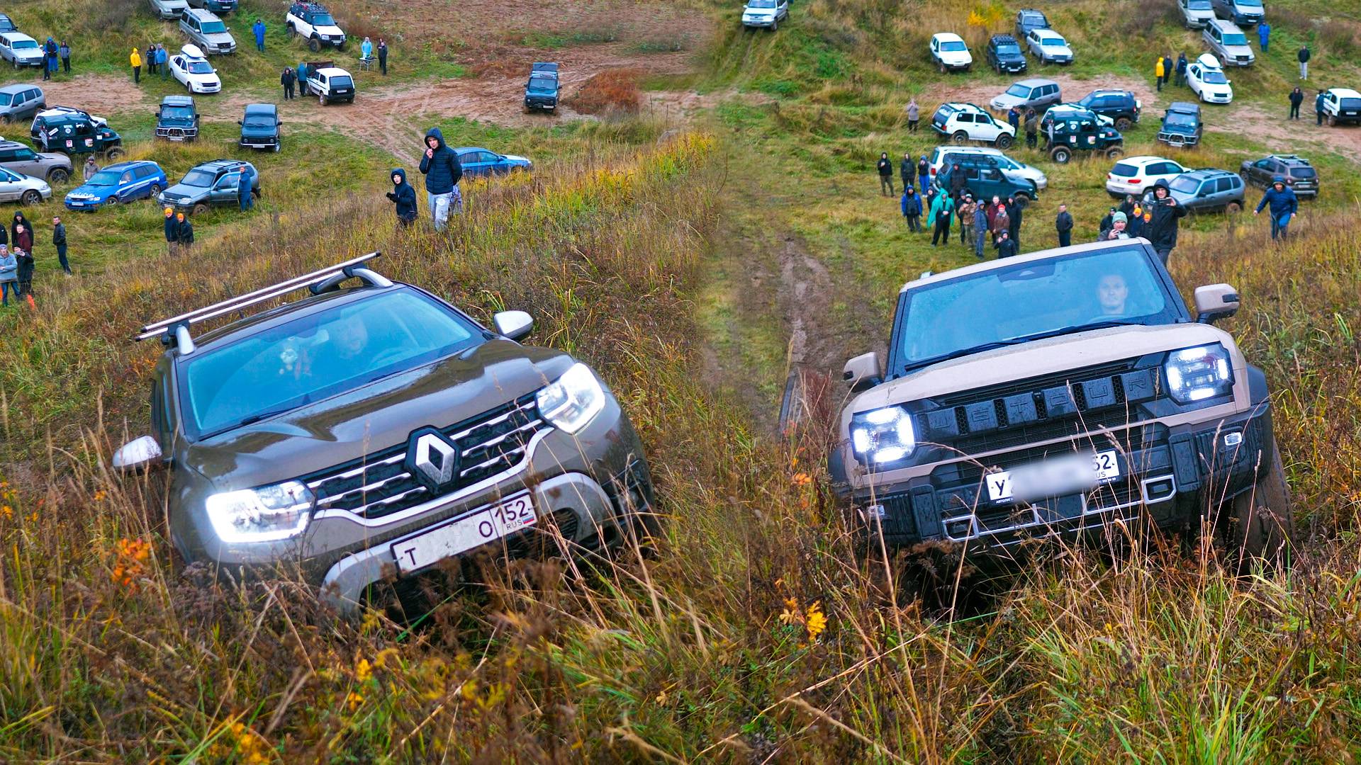 ЦАРЬ ГОРЫ НА КРОССОВЕРАХ! JETOUR T2 против DUSTER, TUCSON, JEEP, SUBARU смотреть онлайн