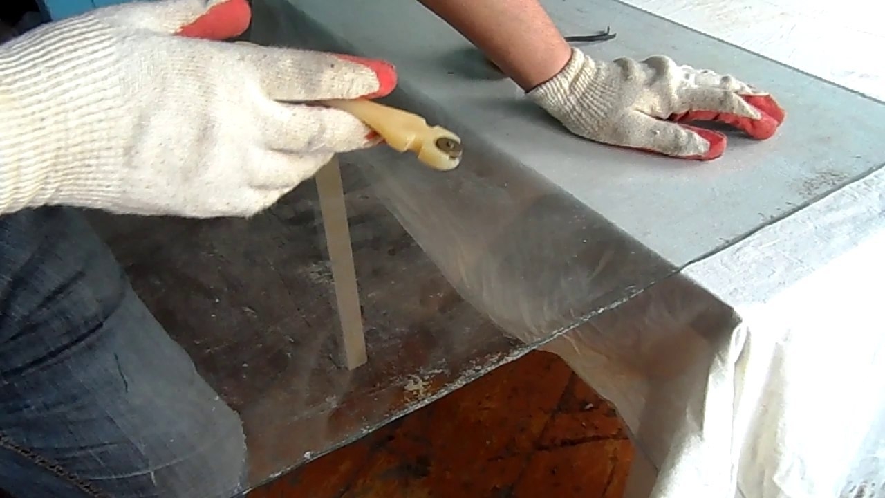 Как резать стекло легко и просто