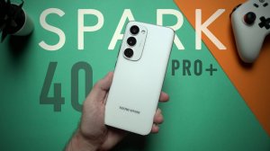 Мода на тонкость вернулась - Распаковка и обзор TECNO SPARK 40 Pro +
