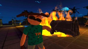 прохождение забытая ночь 666 на облегчённый пять ночей с Тимохой 5: остров.