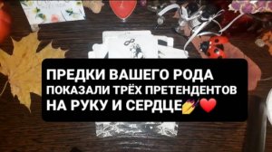 ВАШ РОД ПОКАЗАЛ ТРЕХ ПРЕТЕНДЕНТОВ НА ВАШУ РУКУ И СЕРДЦЕ! ГАДАНИЕ НА ТАРО