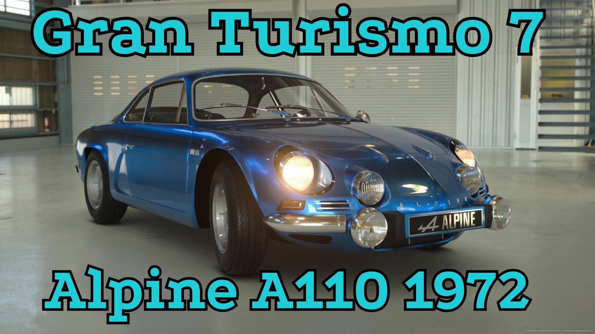 Французская спортивная легенда возрождается! Alpine A110 1972 в Gran Turismo 7 🚗🌍 смотреть онлайн