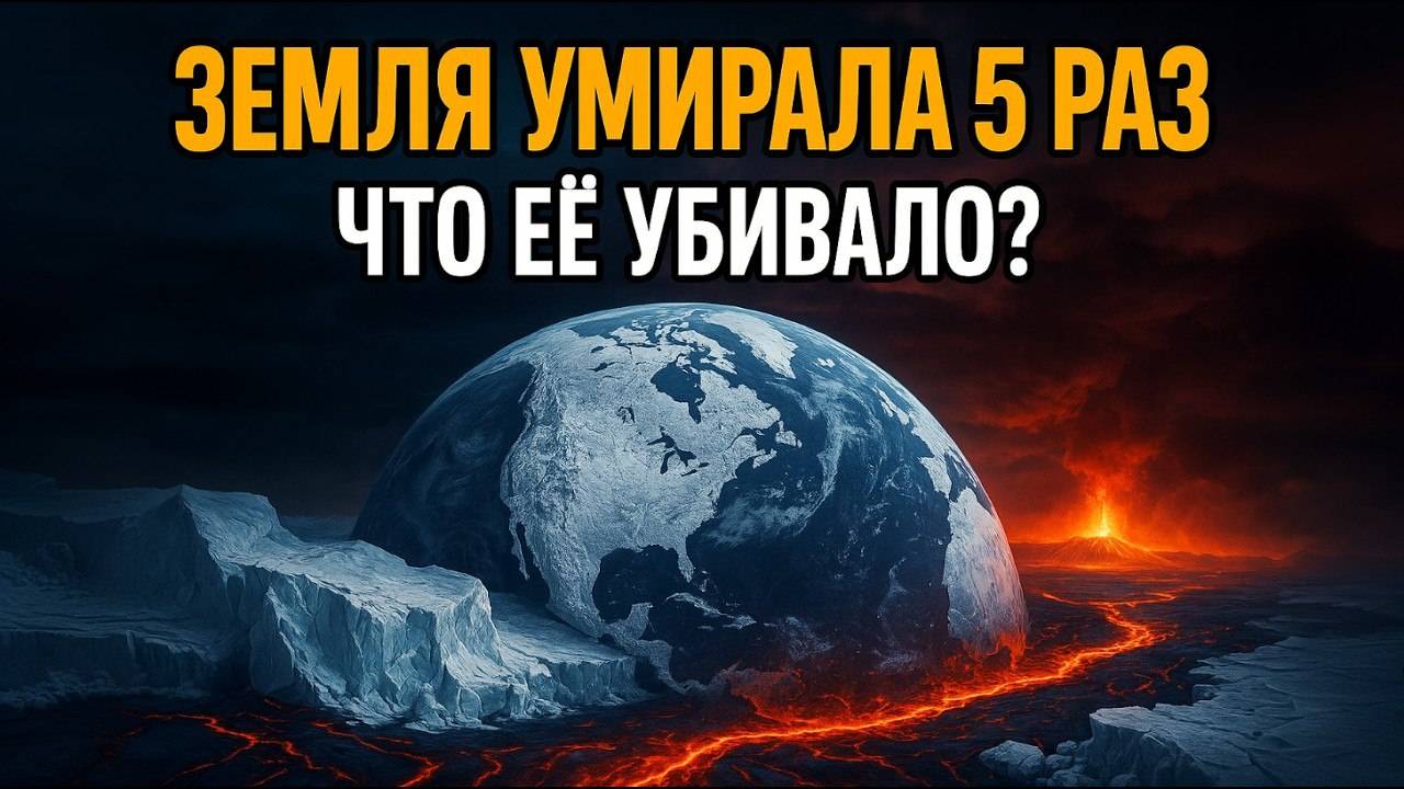 Что убило 96% жизни на Земле? 5 Апокалипсисов Земли. смотреть онлайн