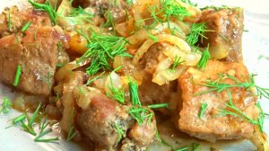 Не зря говорят, чем проще еда, тем вкуснее. Простой РЕЦЕПТ МЯСА на сковороде, весь секрет в луке