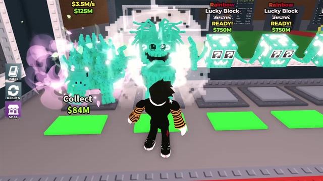 открываю SECRET LUCKY BLOCK c RAINBOW в укради браинрот смотреть онлайн