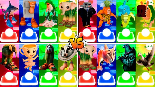 МЕГАМИКС ТРАЛАЛЕРО ТРАЛАЛА 🆚 ФРИГО КАМЕЛО 🆚 ДРУГИЕ БРЕЙНРОТ МЕМЫ | Tiles Hop №261-264