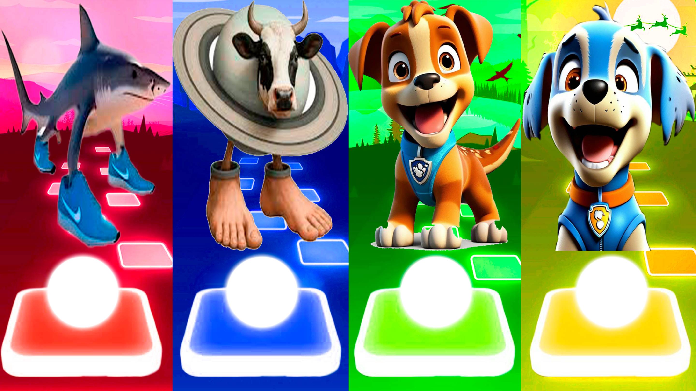 ТРАЛАЛЕРО ТРАЛАЛА 🆚 ЛАВАКА САТУРНА САТУРНИТА 🆚 ЩЕНЯЧИЙ ПАТРУЛЬ 🆚 ЛИБЕРТИ | Tiles Hop №267 смотреть онлайн