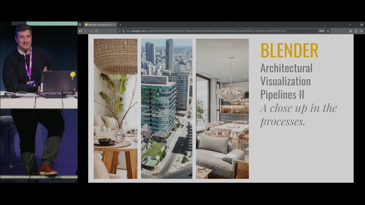 Architectural Visualisation pipelines II: A close up in to the processes — Blender Conference 2025 смотреть онлайн